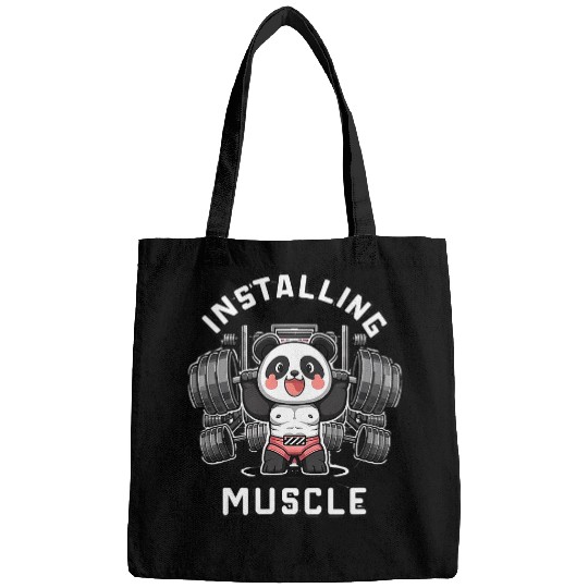 installing muscle panda Please Wait Panda Weight Lifting Bags