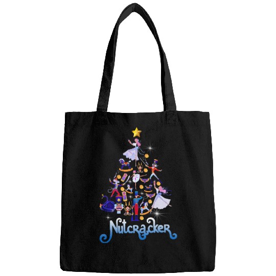nutcracker ballet dancer matching family christmas ugly xmas Bags