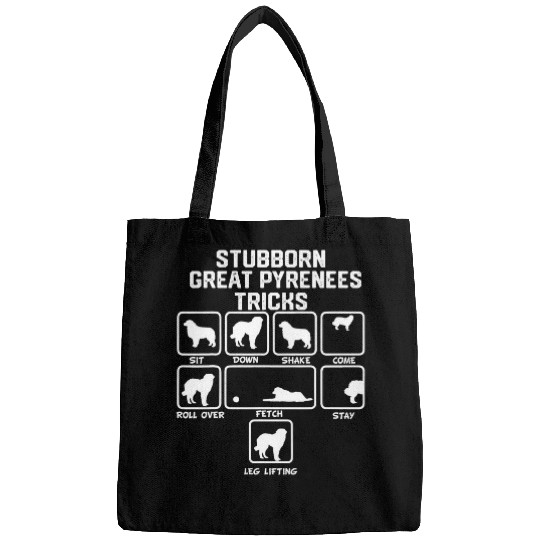 Stubborn Great Pyrenees Tricks Bags