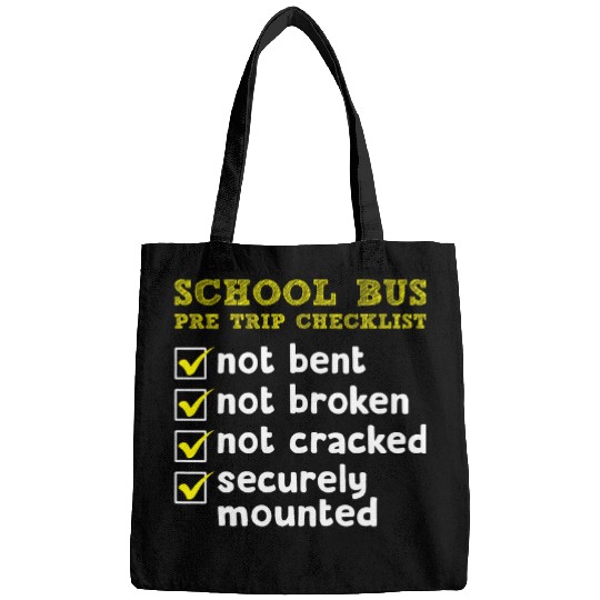 School Bus Pre Trip Checklist Encourage Bus Drive Life Bags