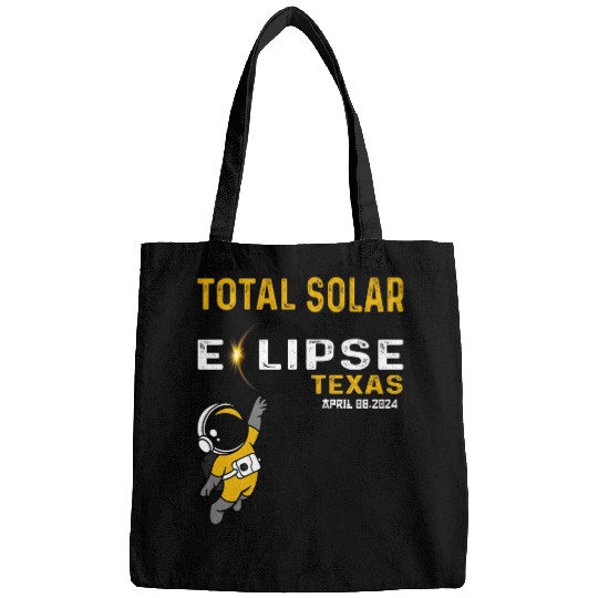 Totale Solar Eclipse Texas April 8th 2024 Astronaut Eclipse Bags