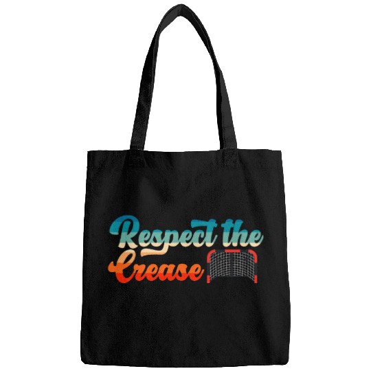 Respect The Crease Coachs Team Players Skating Skates Hockey Bags