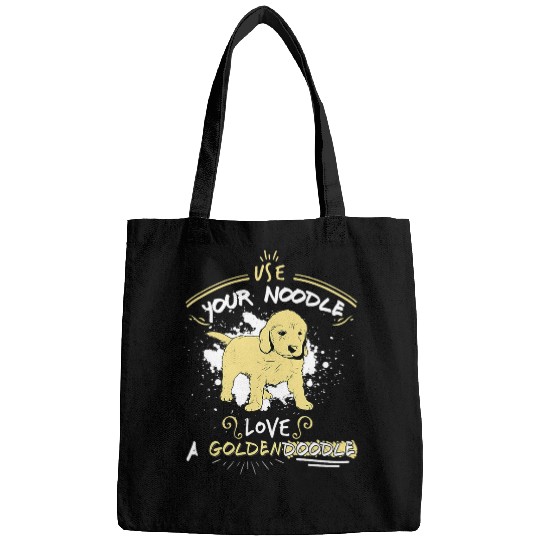 Dog Goldendoodle Use Your Noodle Love A Goldendoodle Bags