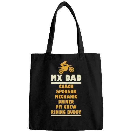 MX Dad Coachs Sponsor Mechanic Driver Medic Pit Crew Bags