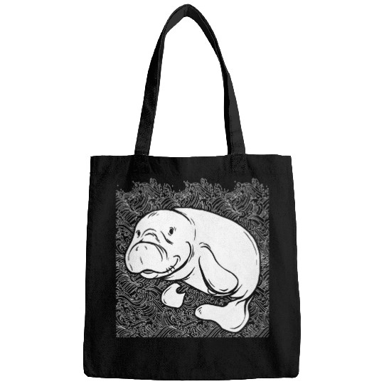 Manatee Marine Biology Sea Animal Marine Biologist Bags