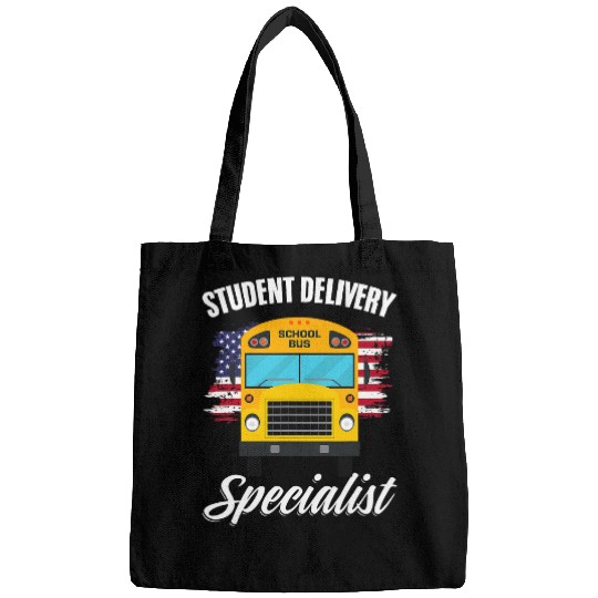 Student Delivery Specialist Patriotic School Bus Driver Bags