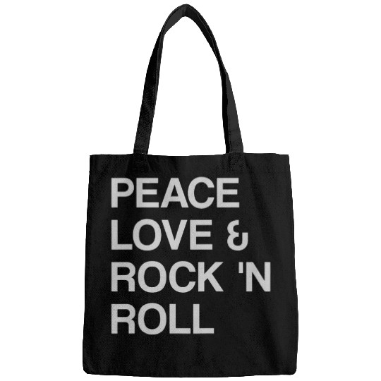 Peace Love And Rock N Roll Concert Hippie Party Music Band 21 Bags