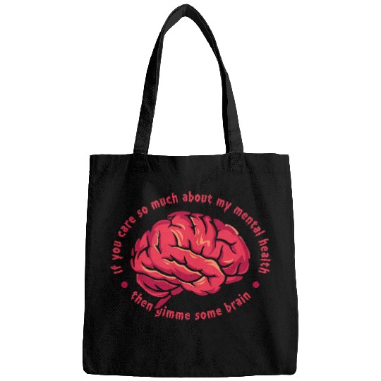 Psychology Cool Psychologist Mental Health Awareness Bags