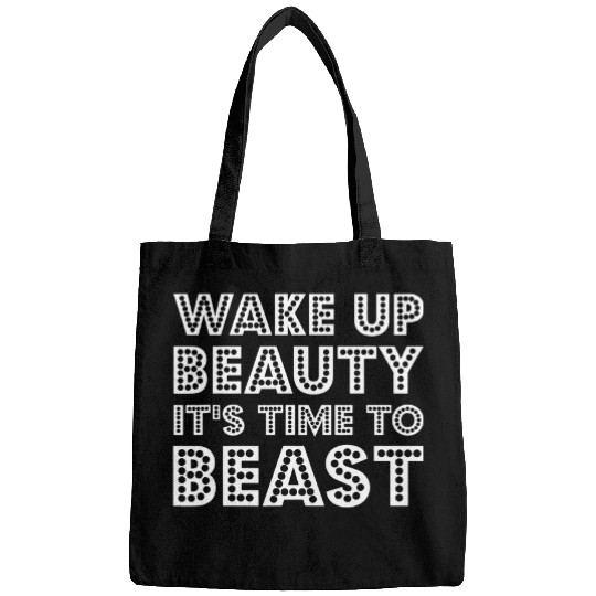 Wake Up Beauty Its Time To Beast Gym Workout Make Up Artist 1 Bags