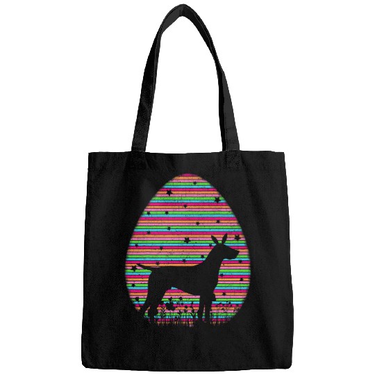 vintages Easter Egg German Shorthaired Pointer Dog Easter Bags