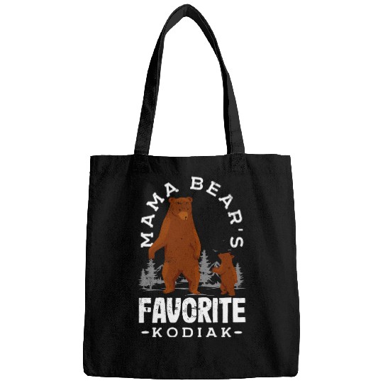 Kodiak Bear Mama Bears favorite Kodiak Alaskan Bear Brown Bags