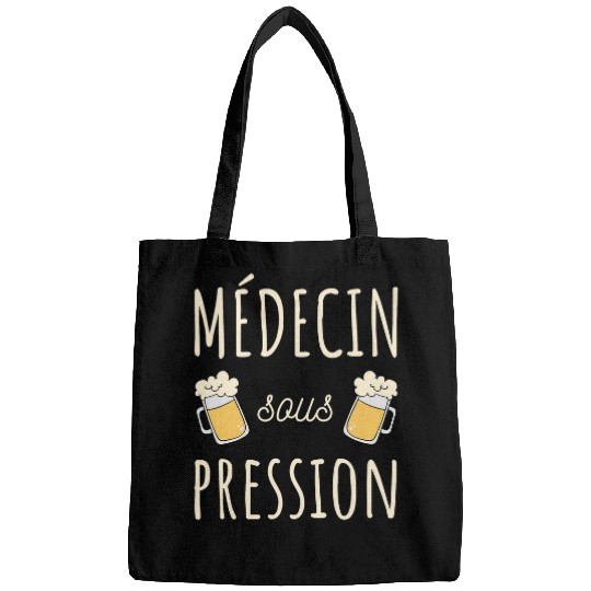 Mens gift profession doctor man humour beer Bags
