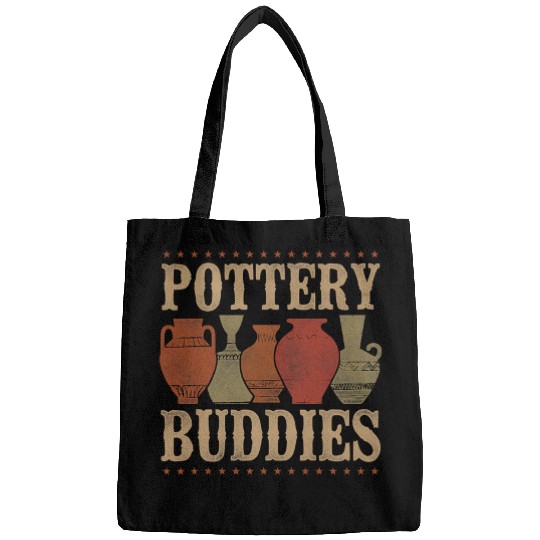 Pottery Ceramics Artist Besties Friends Pottery Buddies Bags