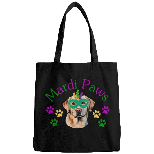 Mardi Paws Mardi Gras Labrador Bead Dog Parade New Orleans Bags