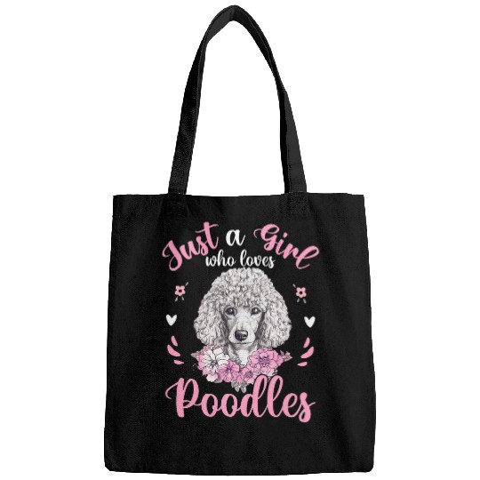 Womens Funny Poodle Design For Girls Women Standard Poodle Lovers 1 Bags