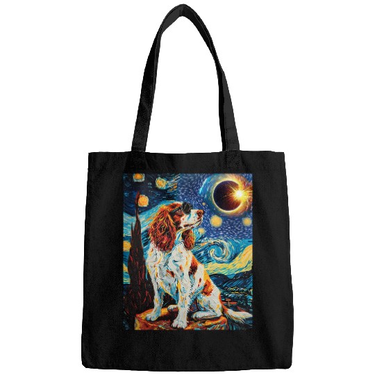Total Solar Eclipse Welsh Springer Spaniel Dog 4 Bags
