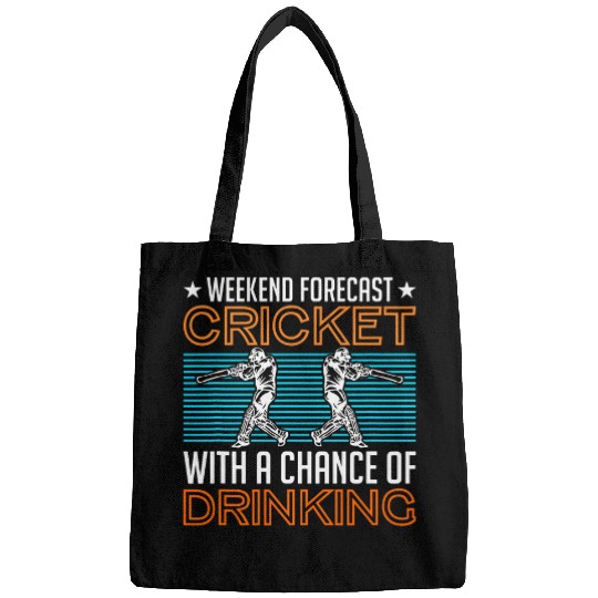 Weekend Forecast Cricket Sports Team Player Batsman Coach Bags