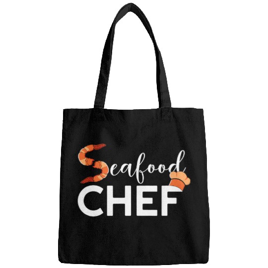 Seafood Chef Shrimp Eating Oysters Hobby Chef Bags
