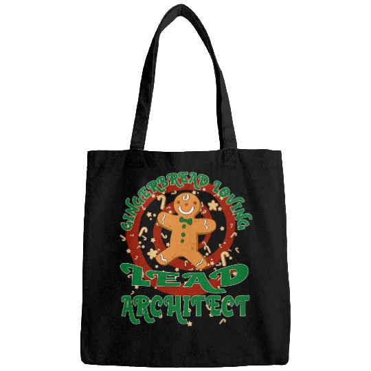 Lead Architect Job Gingerbread Funny Xmas Bags