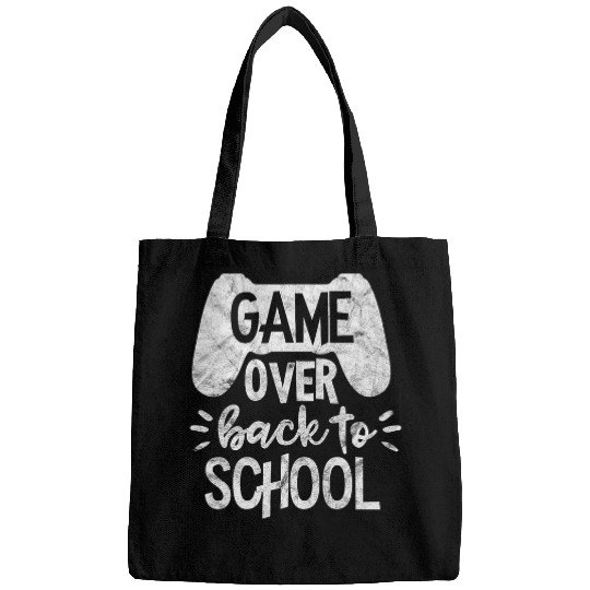 Back to School Funny Game Over Teacher Student Controller Bags