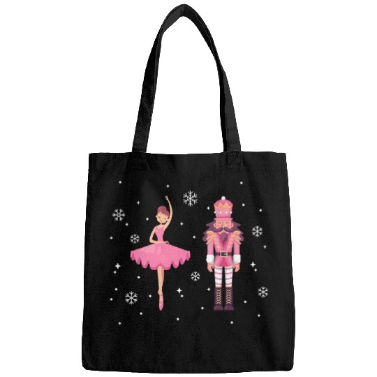 Pink Christmas Nutcracker Squad Ballet Dance Matching Family 2 Bags