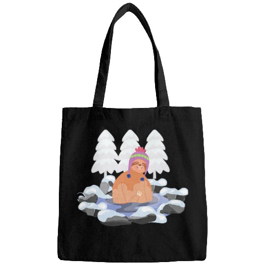 Sloth Ice Bathing Winter Refreshing Bath Bags