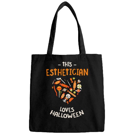 This Esthetician Loves Halloween Skin Therapist Scary Bags