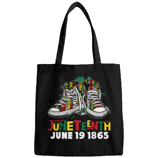 Juneteenth Is My Independence Day Since 1865 Word Art Shoes Bags