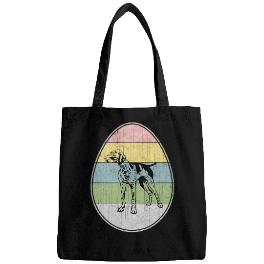 Happy Easter Egg German Shorthaired Pointer Dog Easter Day Bags