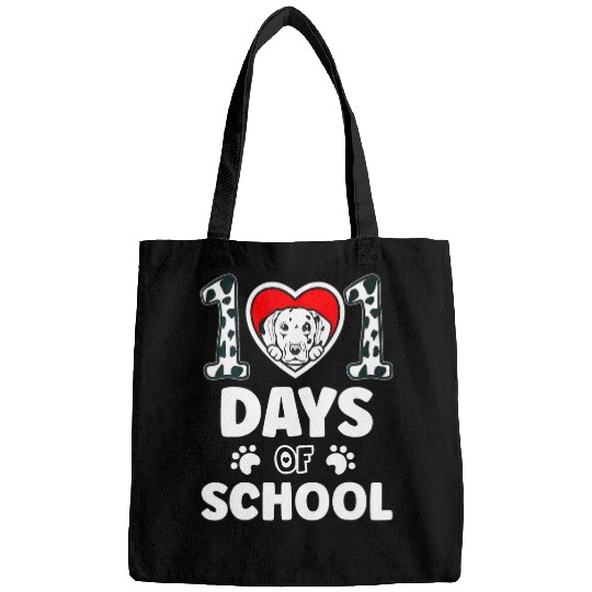 Happy 100 Days Of School 100Th Day Dalmatian Dog Teacher Bags
