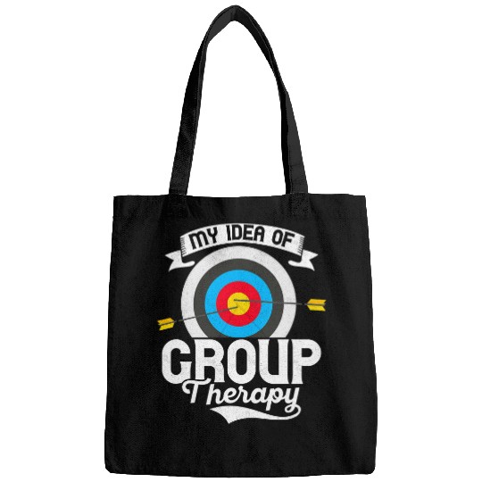 My Idea Of Group Therapy Bow Arrows targets Archery Bags