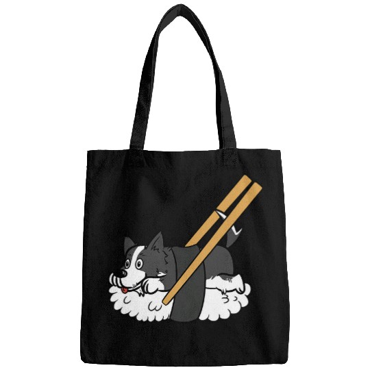 Sushi Border Collie Dog 2 Bags
