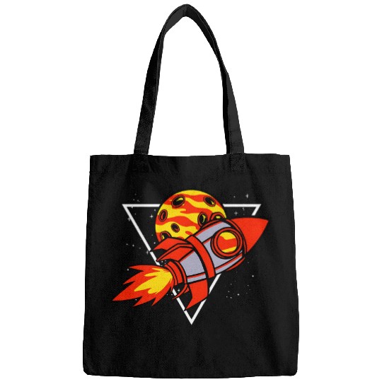 Spaceship Planet Moon Universe Bags