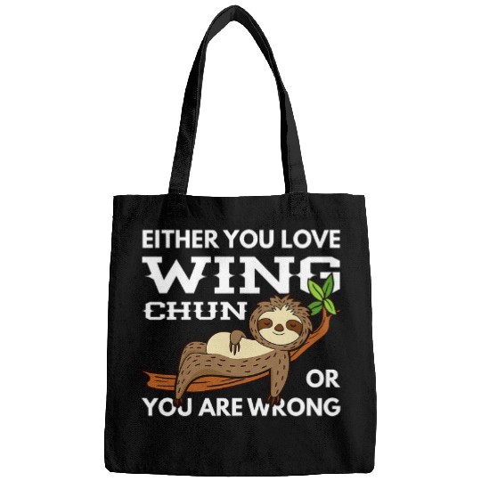 Wing Chun Sport Chinese Kung Fu Martial Artist Lazy Sloth Bags