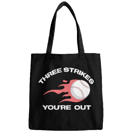 Three Strikes Youre Out Baseball Softball Team Pitcher Bags