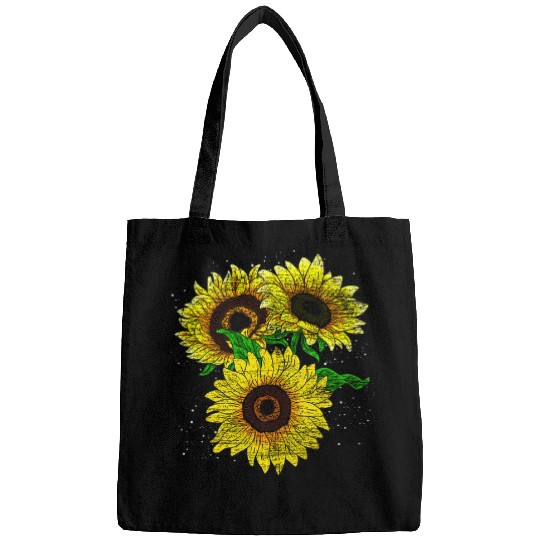 Sunshine Floral Blossom Yellow Flower Florist Sunflower Bags