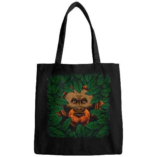 Urang Utan Ape Monkey Animal Hiding Costume Art Bags