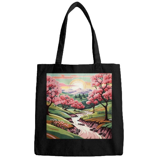 Sakura Symphony A Masterpiece of Natures Ballet Bags