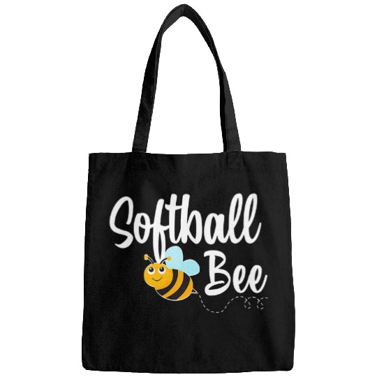 Softball Bee Sport Funny Bumblebee Bags