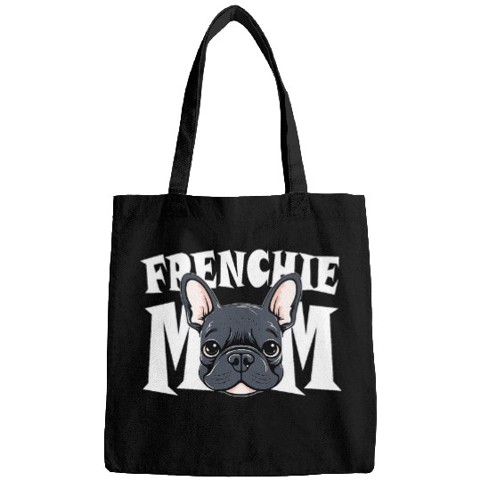 Womens Frenchie Mom Cute French Bulldog Momma Puppy Dog Womens Bags