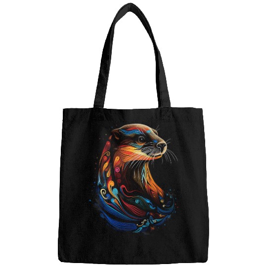 Otter Native American Indian Tribes Art Indigenous Bags