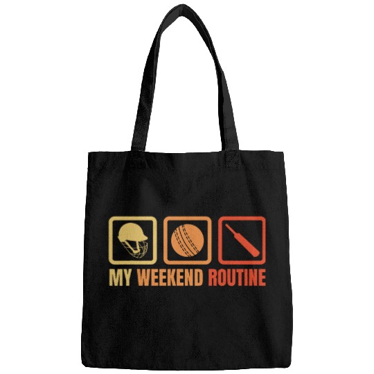 My Weekend Routine Batsman BatandBall Game Bags