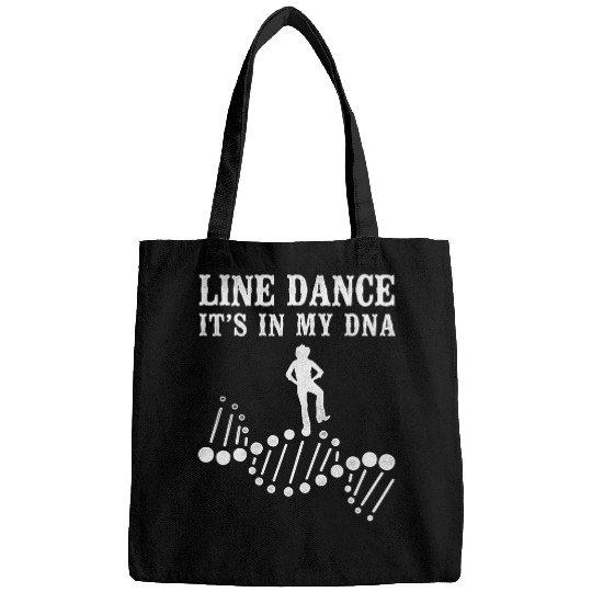 Line Dancing Dance Teacher Line Dance Its In My Dna Bags