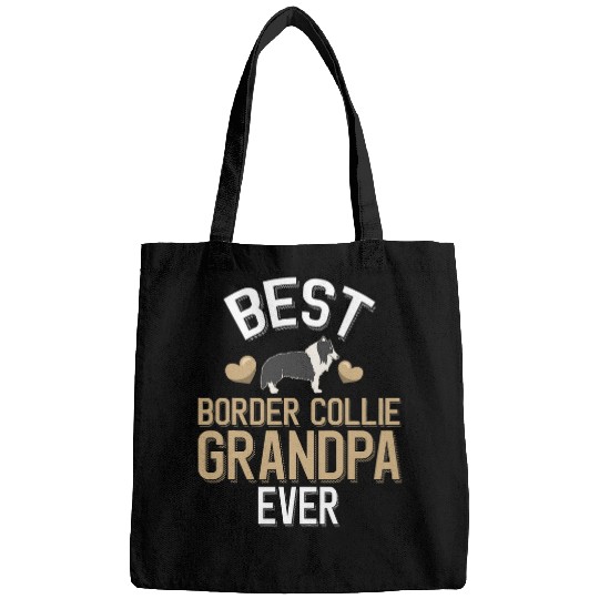 Mens Border Collie Family Border Collie Grandpa Bags