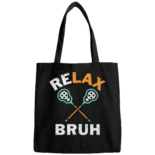 Relax Bro Lacrosse LAX Stick vintages Lacrosse Player 4 Bags