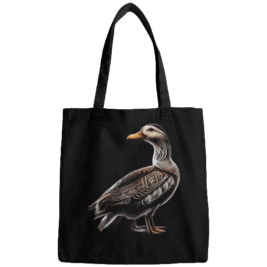 Pekin Duck Native American Indian Northwest Tribal Graphic Bags