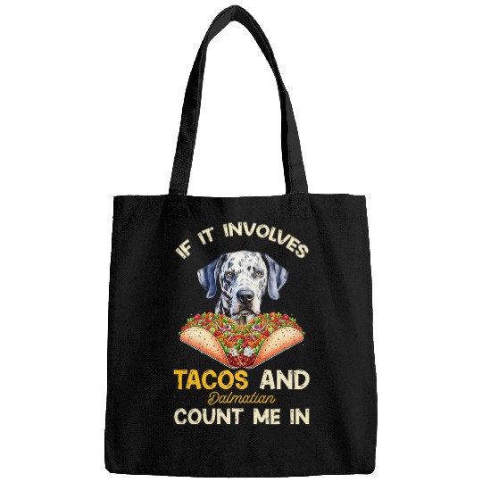 Involves Tacos And Dalmatian Dog Mexican Fiesta Bags