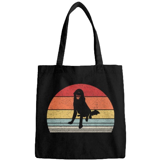 vintages Retro Great Pyrenees Dog Smiling Bags