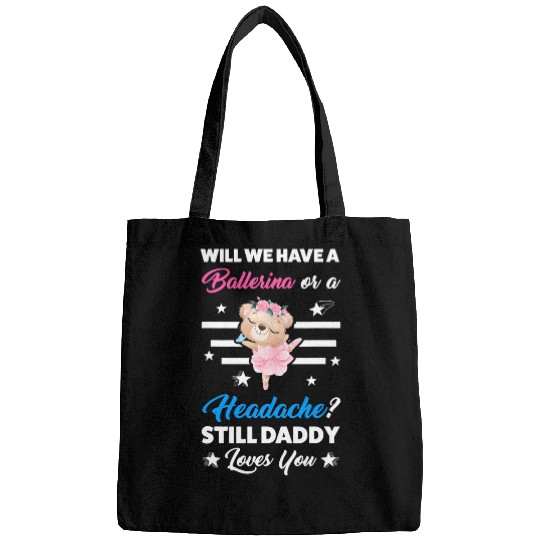 will we have a ballerina or headache gender party Bags