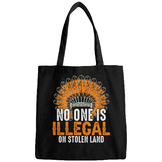 No One Is Illegal On Stolen Land 6 Bags